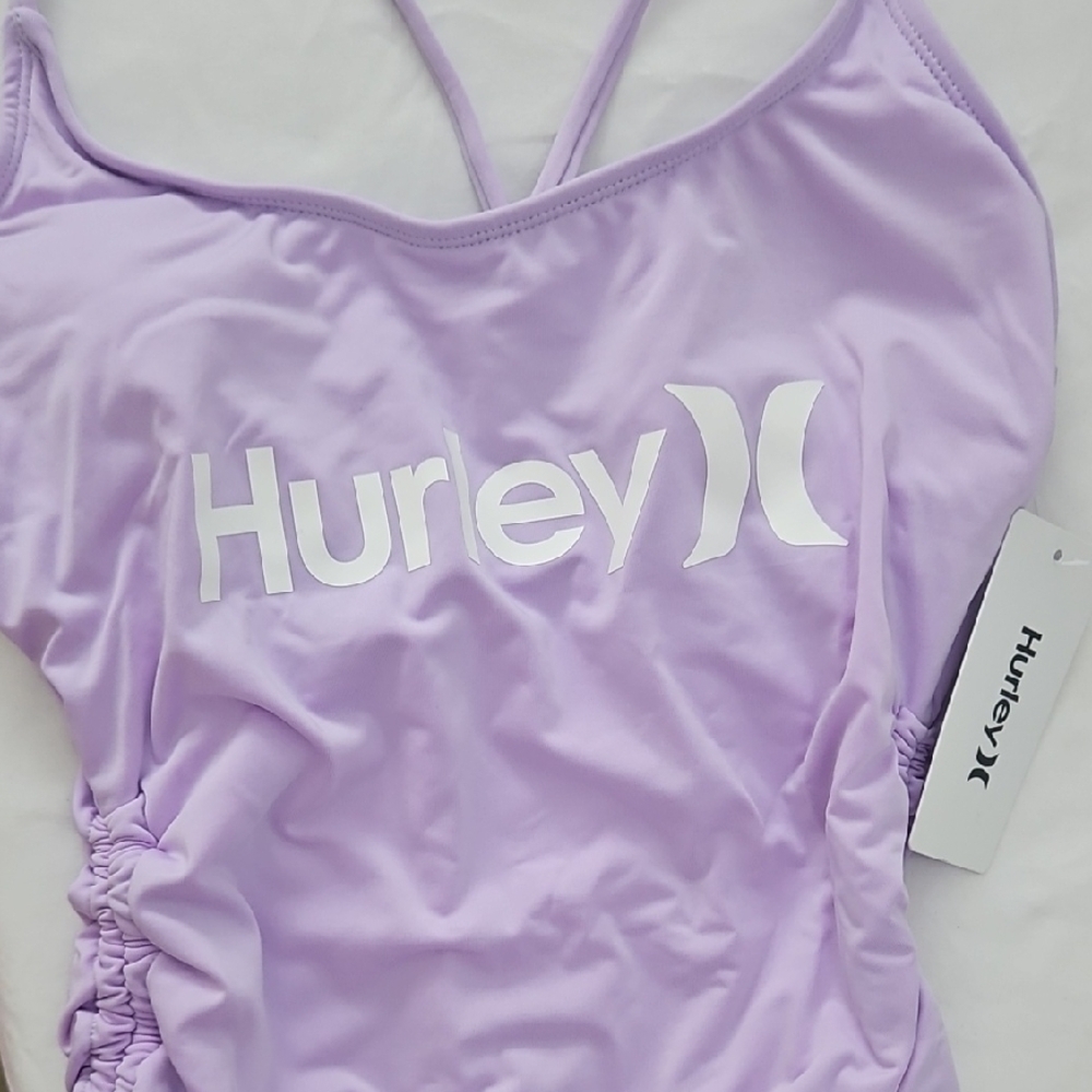 Hurley Lavender One Piece Swimsuit
